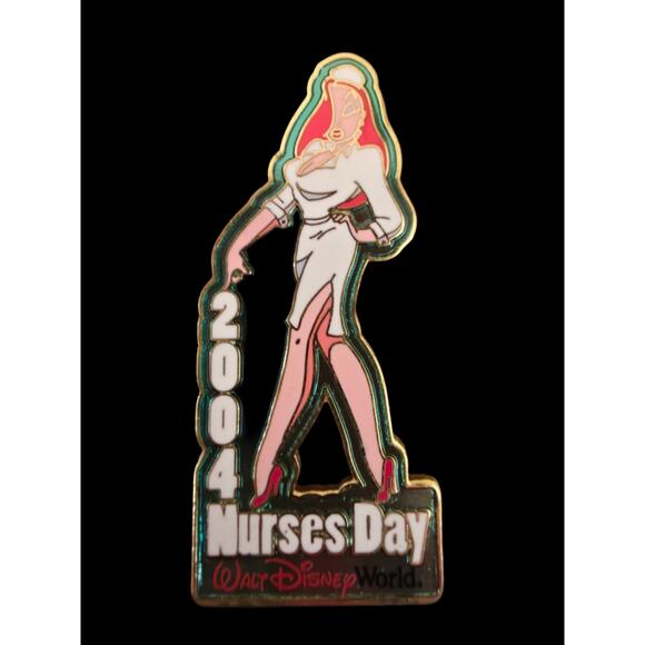2004 Limited Edition Disney Jessica Rabbit Nurses‎ Day Pin LE 2500 Gift Ready - Picture 2 of 5